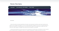 Desktop Screenshot of fibertecfibraoptica.com.br